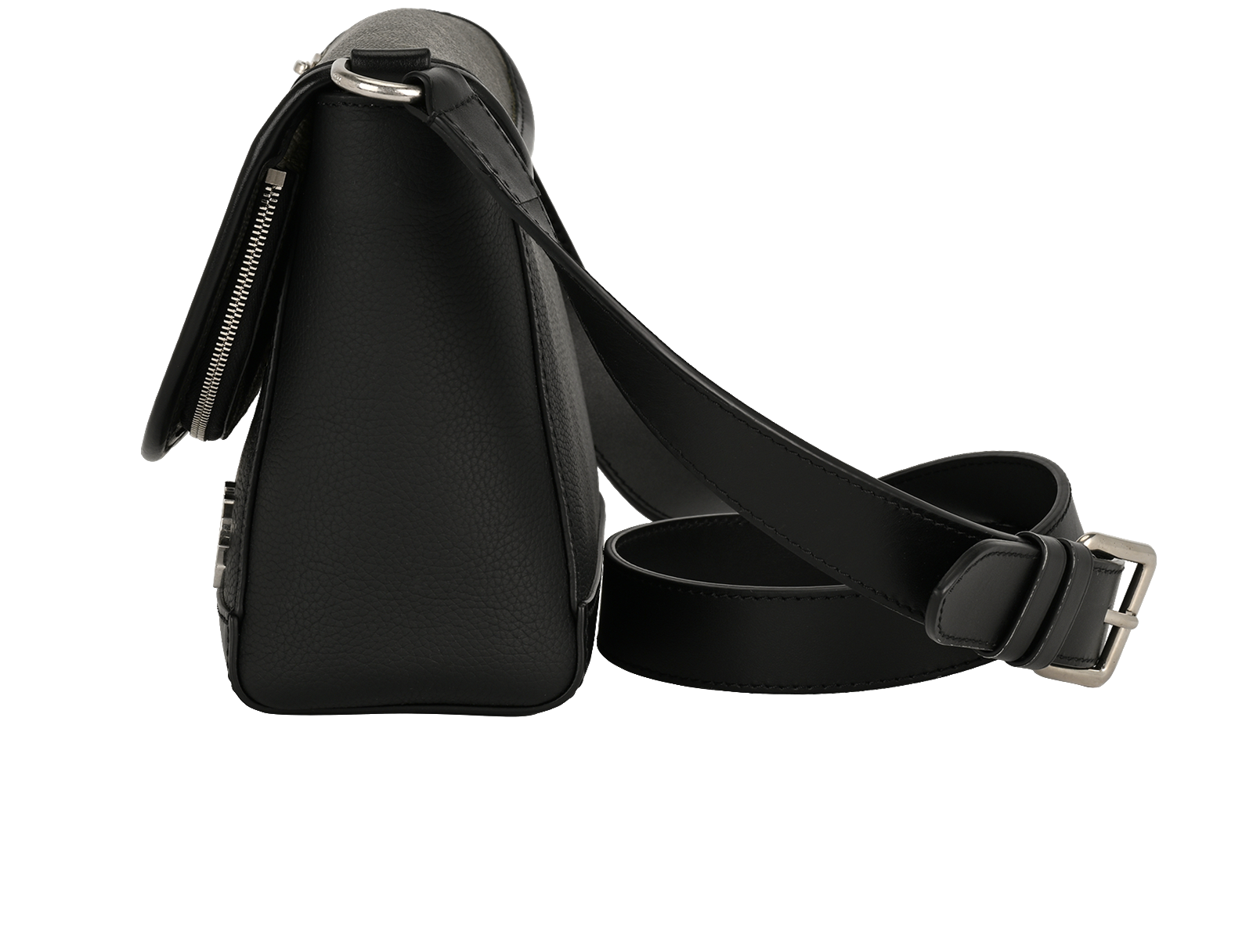 Pulse Messenger, &pound;1,200, Handbags, Black/Green, Canvas, Bottom view